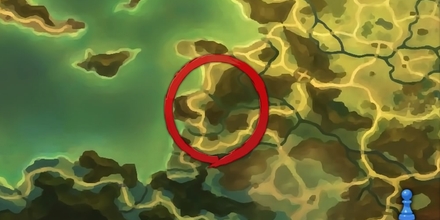 コルニア地図2の場所