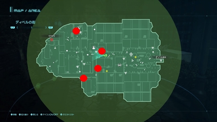 「ディベルの街」のマップ情報